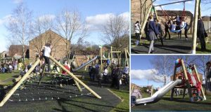 Creating an exciting play area in a natural setting Creating an exciting play area in a natural setting